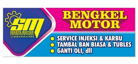 Ini Nih Contoh Banner Spanduk Bengkel Motor yang Keren – SerbaBisnis