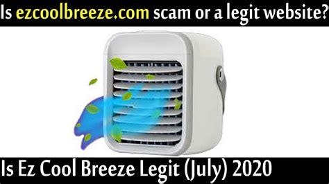 Is Ez Cool Breeze Legit July Is It Legit Or Another Scam Scam Adviser Reports YouTube