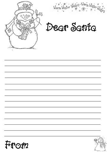 Have your kids fill out and color this free printable letter to santa template each year! XMAS COLORING PAGES