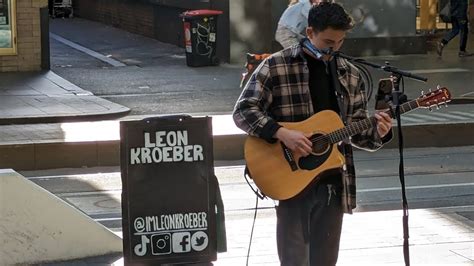 Street Performance By Leon Kroeber On Bourke Street Melbourne