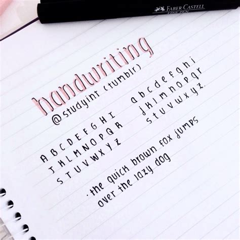 Aesthetic Neat Handwriting Fonts Bmp Best