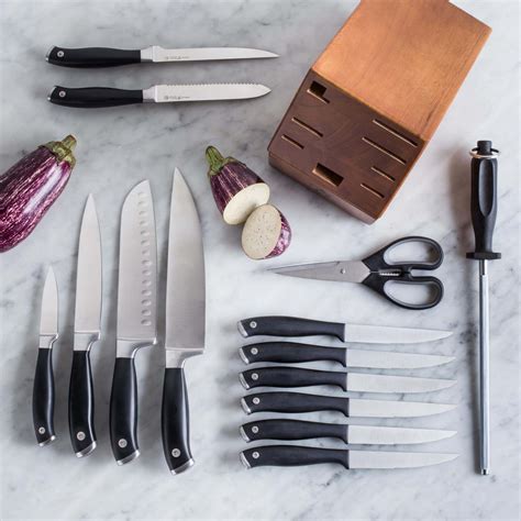 Henckels Forged Elite 15 Piece Knife Block Set Kitchen Stuff Plus