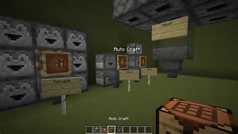 Auto Crafting With Custom Crafting Recipes Minecraft Data Pack