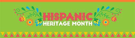 Hispanic Heritage Month Banner Printable Free