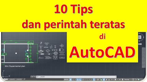 Perintah Dasar Autocad Lengkap Belajar Autocad Youtube