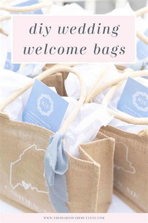 Diy Welcome Bags For Wedding Guests Tips For Using Htv On Burlap In