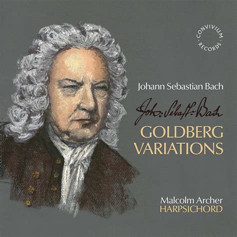 Malcolm Archer Js Bach Goldberg Variations Bwv 988 In High