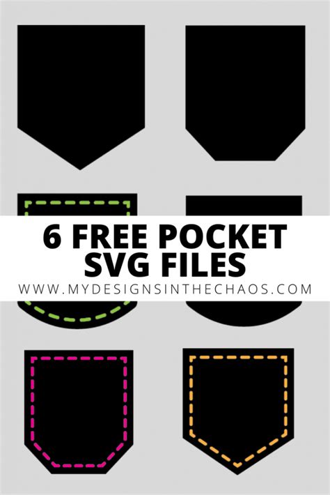 Free Pocket Svg File My Designs In The Chaos