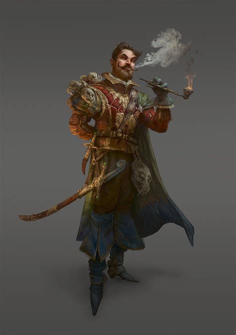 Warrior Paladin Warlock Fantasy Character Design Character Art