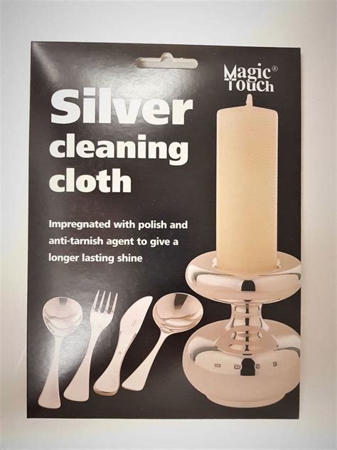 Silver Cleaning Cloth Specialist Impregnated Metal Polish Care Shine