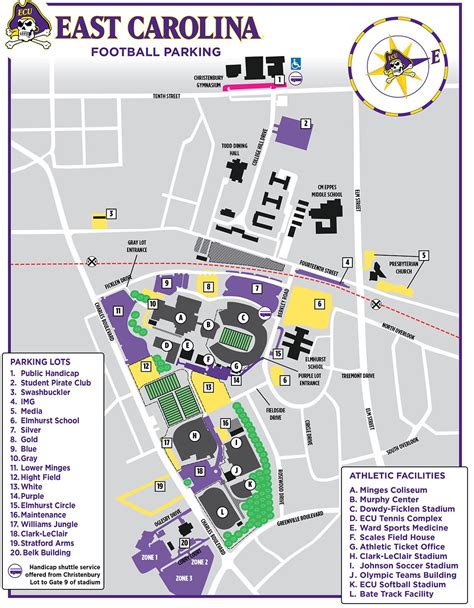 East Carolina University Main Campus Map Images And Photos Finder
