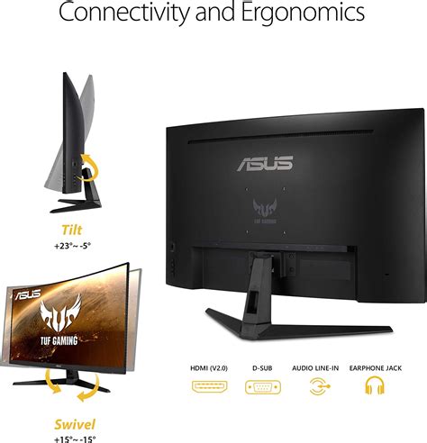 Buy Asus Tuf Gaming 32 1080p Curved Monitor Vg328h1b Full Hd 165hz