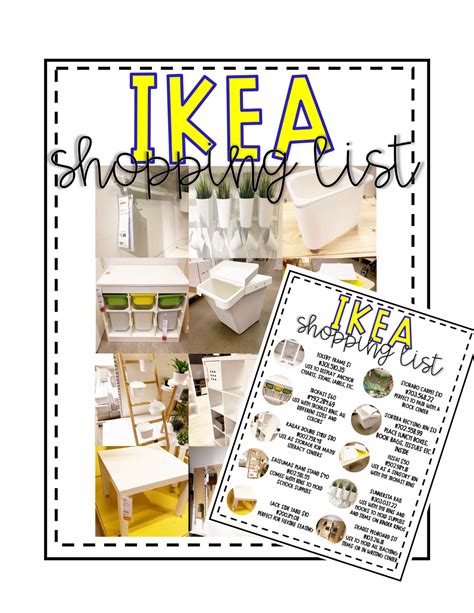 Ikea Classroom Hack List. Going to Ikea can be overwhelming but with