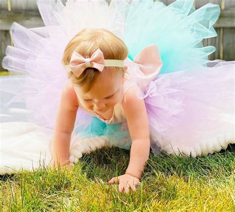 Unicorn Rainbow Dress First Birthday Dress Tutu Girls Dress Etsy