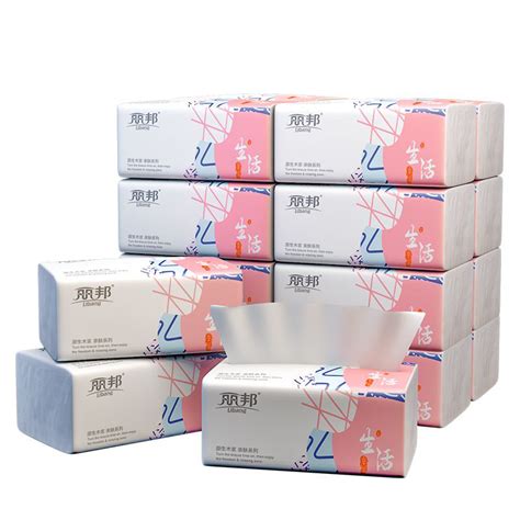 Wholesale Ply Custom Logo Brand Soft Tissue Cleaner Facial Tissue Box Plastic Packing