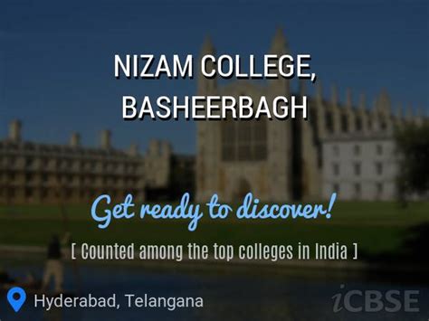 Nizam College Basheerbagh Hyderabad Address Reviews Admissions