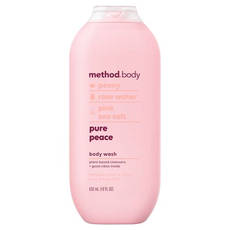 Save On Method Pure Peace Body Wash Peony Rose Water Pink Sea Salt