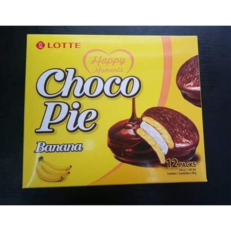 Lotte Choco Pie 5 Flavors 12 Packs Per Box Shopee Philippines
