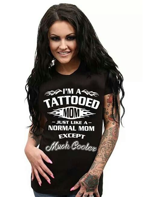 love her shirt tats and shes gorgeous women mom tattoos mom tank