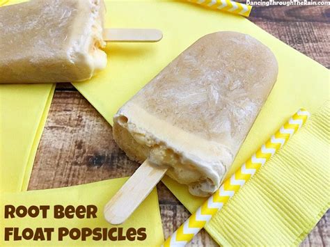 Root Beer Float Popsicles Only 2 Ingredients Dancing Through The