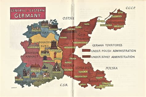 1956 Illustrated Area Maps from Germany by Doré Ogrizek | Area map, Illustration, Illustrated map