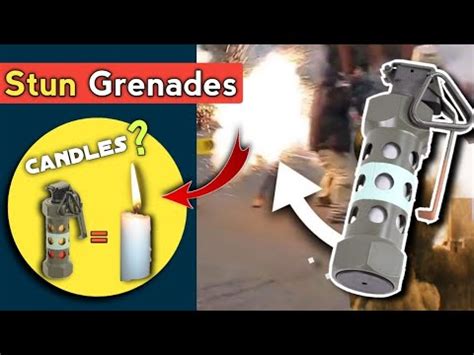 How Stun Grenade Works Flash Grenade Flashbangs Types Of Stun Grenades Explained Hindi