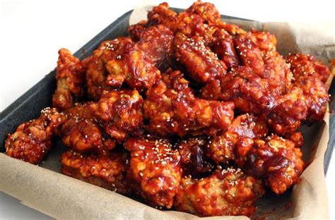 Image via yummies4dummies cooking channel (youtube). Jom Belajar Buat Ayam Goreng Pedas Ala Korea (Yangnyeom ...
