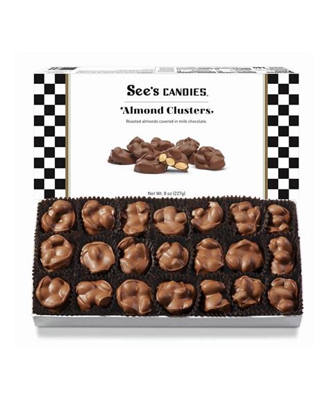 see s candies almond clusters in milk chocolate 8 oz macy s