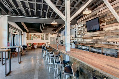 Lowercase Brewery Taproom An Open Ceiling Lets The Texture And