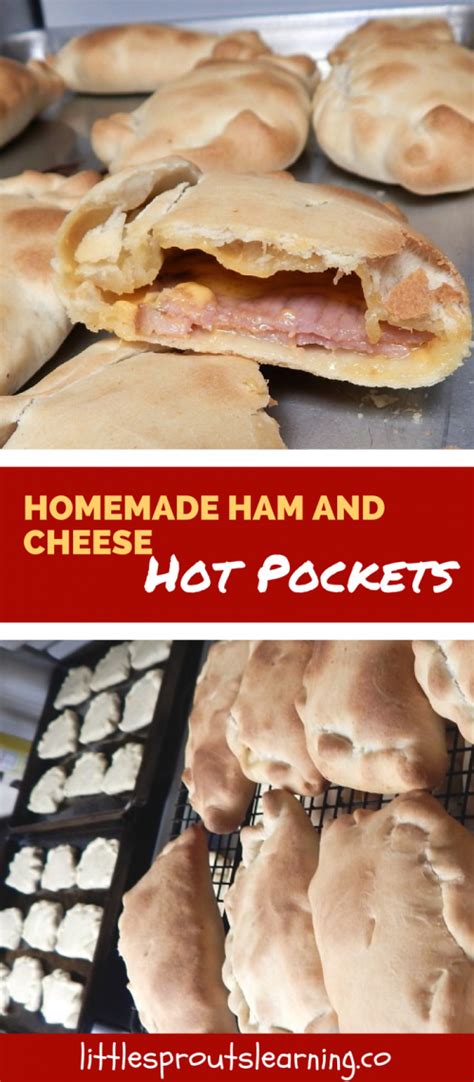Homemade Ham And Cheese Hot Pockets Little Sprouts Learning
