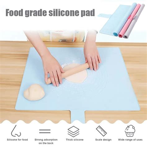 Silicone Baking Mat For Pastry Rolling With Measurements Liner Heat