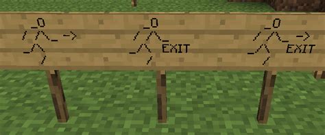 Detail Emergency Exit Sign Info In Comments Minecraft