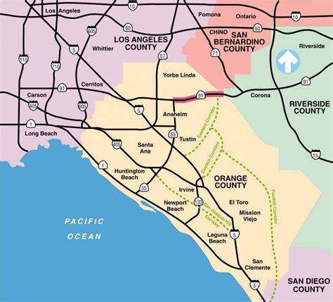 Printable Map Of Southern California Freeways Printable Maps