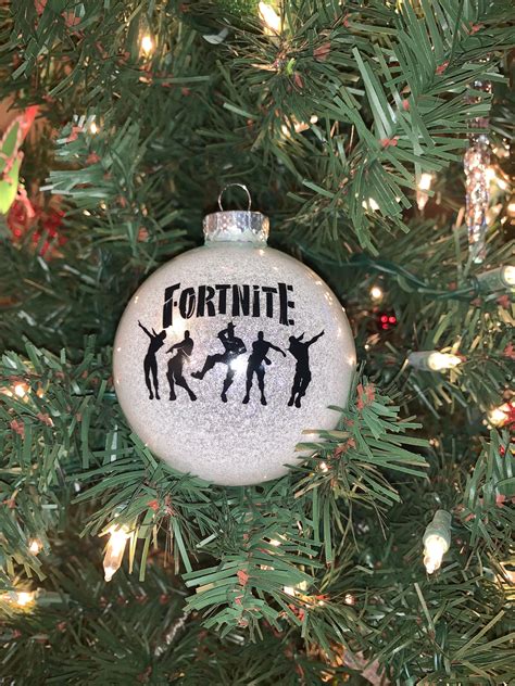 Glow In The Dark Fortnite Ornament | Christmas ornaments homemade