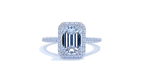 Emerald Cut Vintage Style Engagement Ring Ascot Diamonds