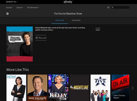 Browse our channels containing the best videos in each category. X1: XFINITY TV Website (xtv.comcast.net) - Search