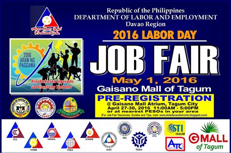 Bsnl je recruitment 2016 vacancy details. Job Vacancies Portal: 2016 Labor Day Job Fair Job Vacancy List