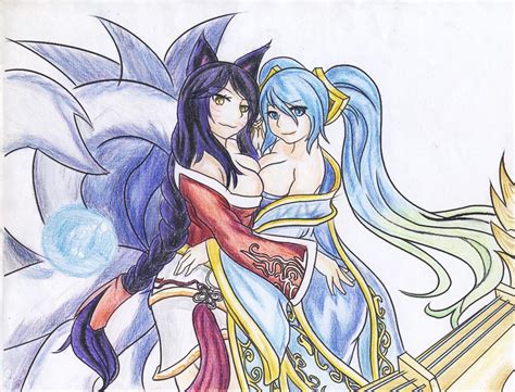Ahri And Sona Copy By Vincent689PL On DeviantArt