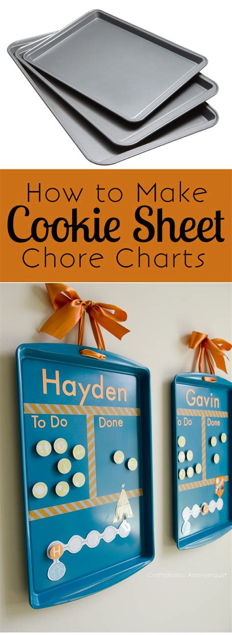 Craftaholics Anonymous Diy Cookie Sheet Chore Charts