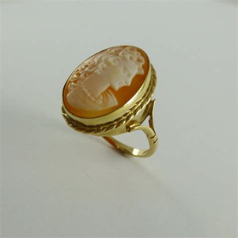 Antiques Atlas 9ct Gold Antique Cameo Ring