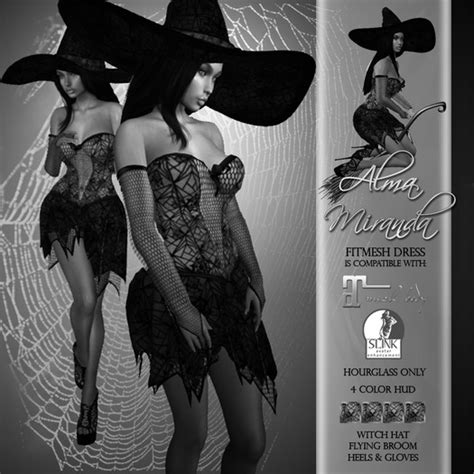 Second Life Marketplace Demo Almamiranda Sexy Witch Net And Webs