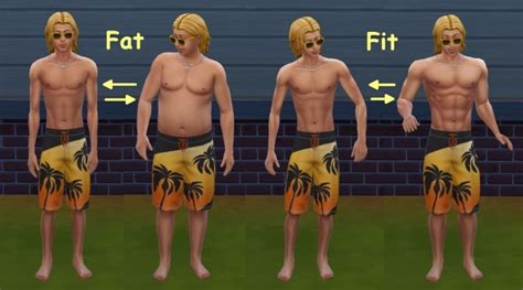 Set Fat Fit By Lynire At Mod The Sims Sims 4 Updates