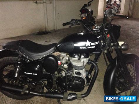 Sandblast the paint off and do the painting processes from. Matte Black Royal Enfield Classic 350 for sale in Pune ...