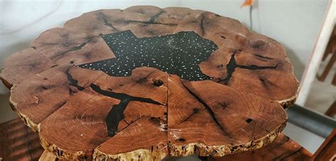 Turquoise furniture it is….but not just turquoise….a finish that says….i've been on this earth….a long time…and i've been loved. no…i just dry brushed several different colors of blues and turquoise over the chocolate….then i used rub and buff in antique gold and spanish copper. Mesquite Table with Texas shaped inlay and Turquoise Solid ...