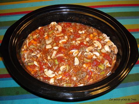 Les petits plats de Josée Sauce à la viande