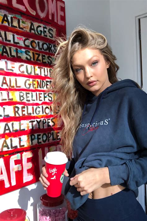 Gigi Hadid Wearing Suspicious Antwerp Hoodie A Fashion Brand With An