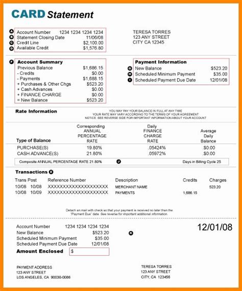 Log in to your discover card account securely. Credit Card Statement Template Elegant 11 Credit Card Statement Template in 2020 | Credit card ...