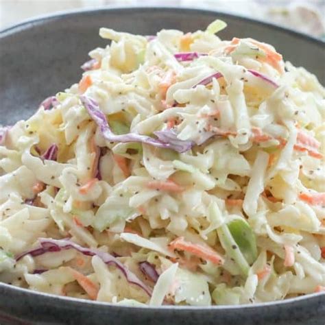 Mixed chopped or shredded cabbage, carrots, collard greens,…» Southern Style Coleslaw in 2020 | Memphis coleslaw recipe ...