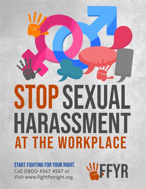 Copy Of Workplace Sexual Harassment Flyer Postermywall