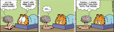 When Your Brain Speaks Up And Says Where Ya Been Garfield Comics